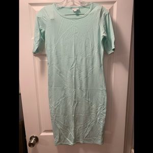 Lularoe Julia dress, XS, small spot on the edge detail.